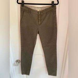 Joie Trouser Skinny Ankle Pants Green Size 29